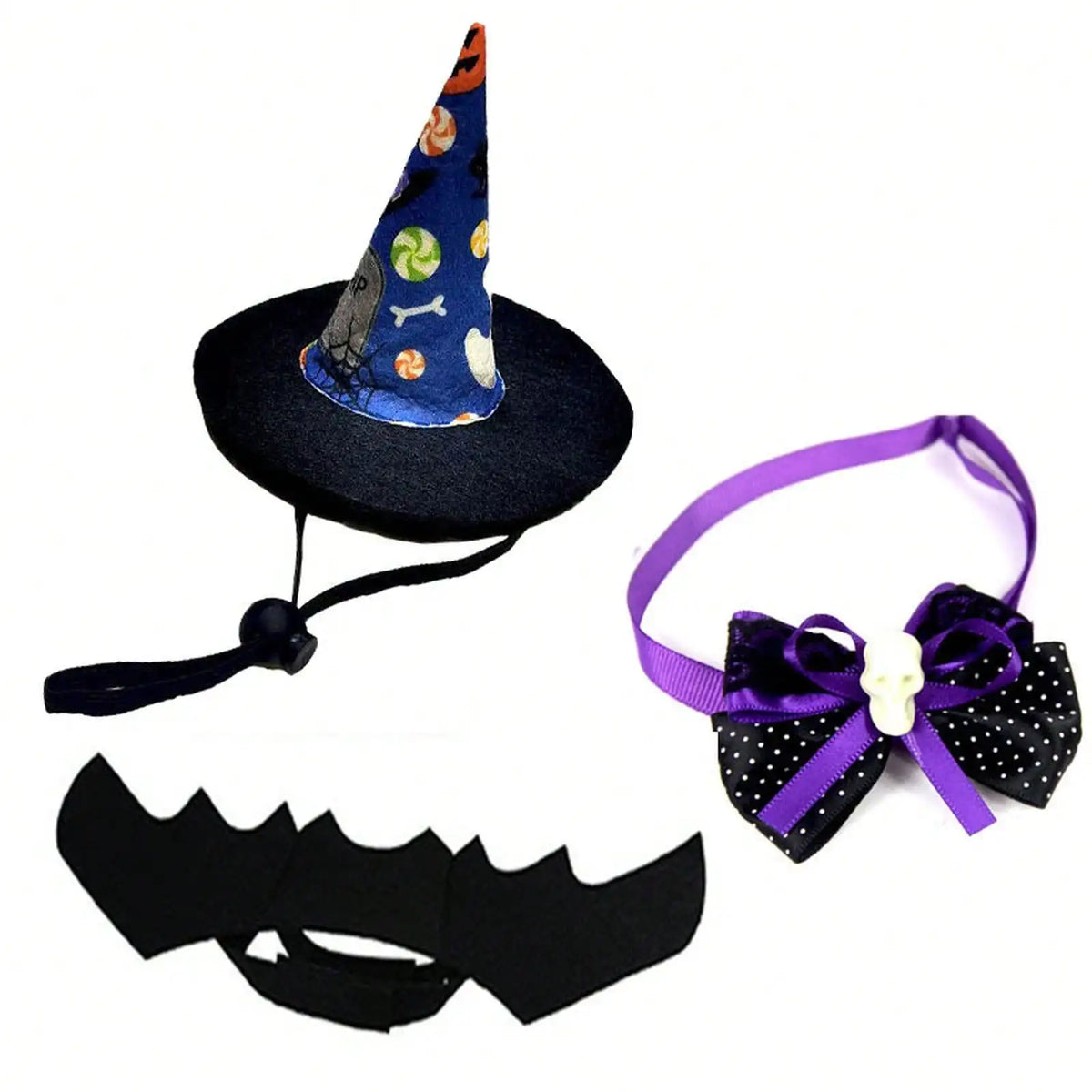 Halloween Pet Costume And Accessory Set, Halloween Costume, Pet Transformation Outfit