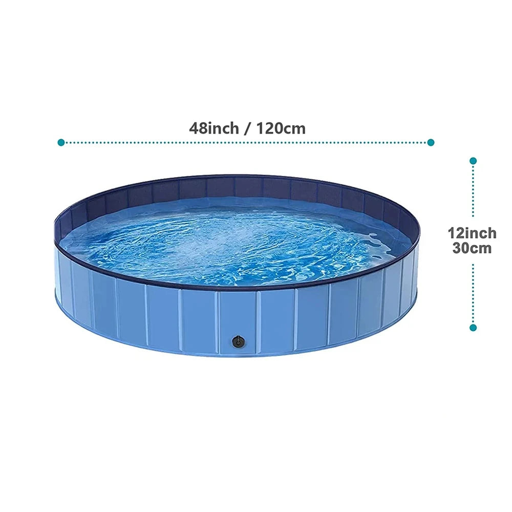 Foldable Portable Dog Pool For Bathing And Grooming