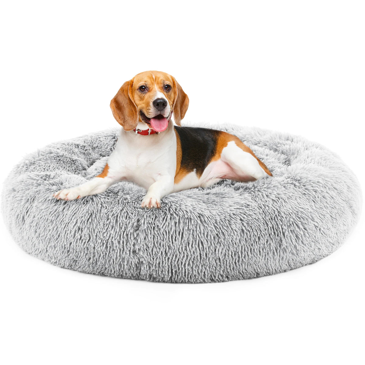 JHK Calming Dog Bed Washable Plush Fleece For Dogs