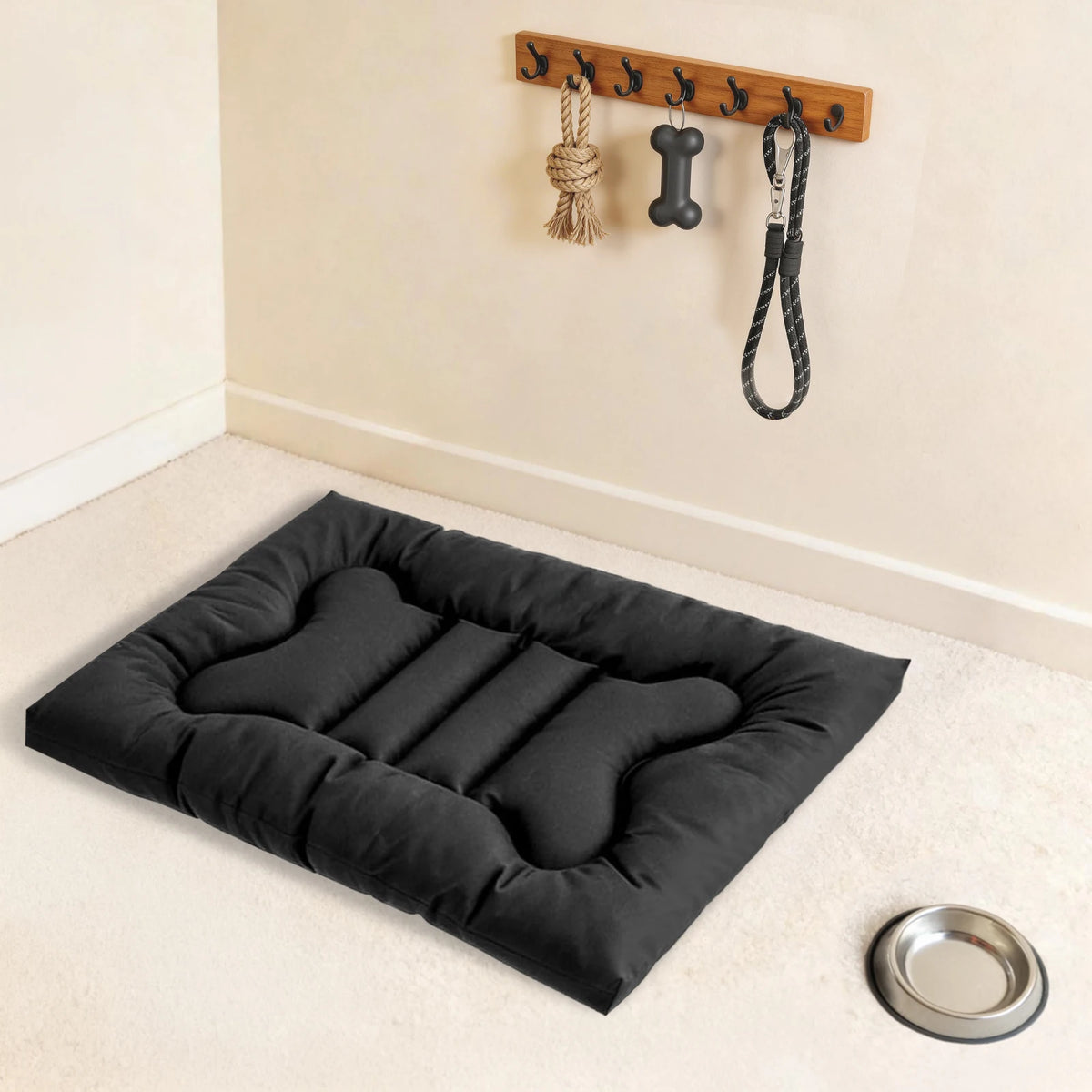 Indestructible Chew Proof Dog Bed Waterproof Washable Crate Pad