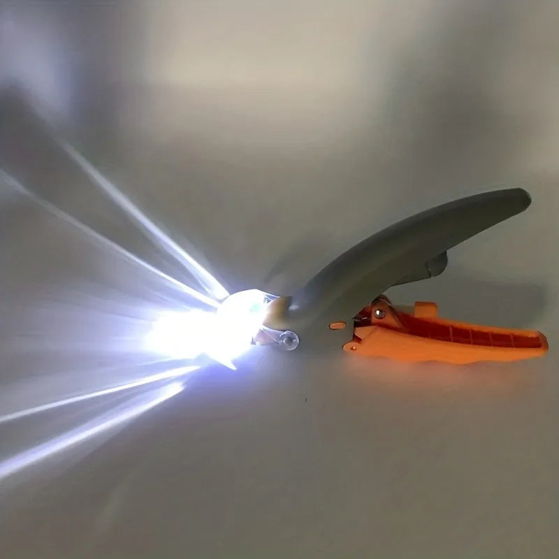 LED Stainless Steel Dog And Cat Nail Clipper Scissors