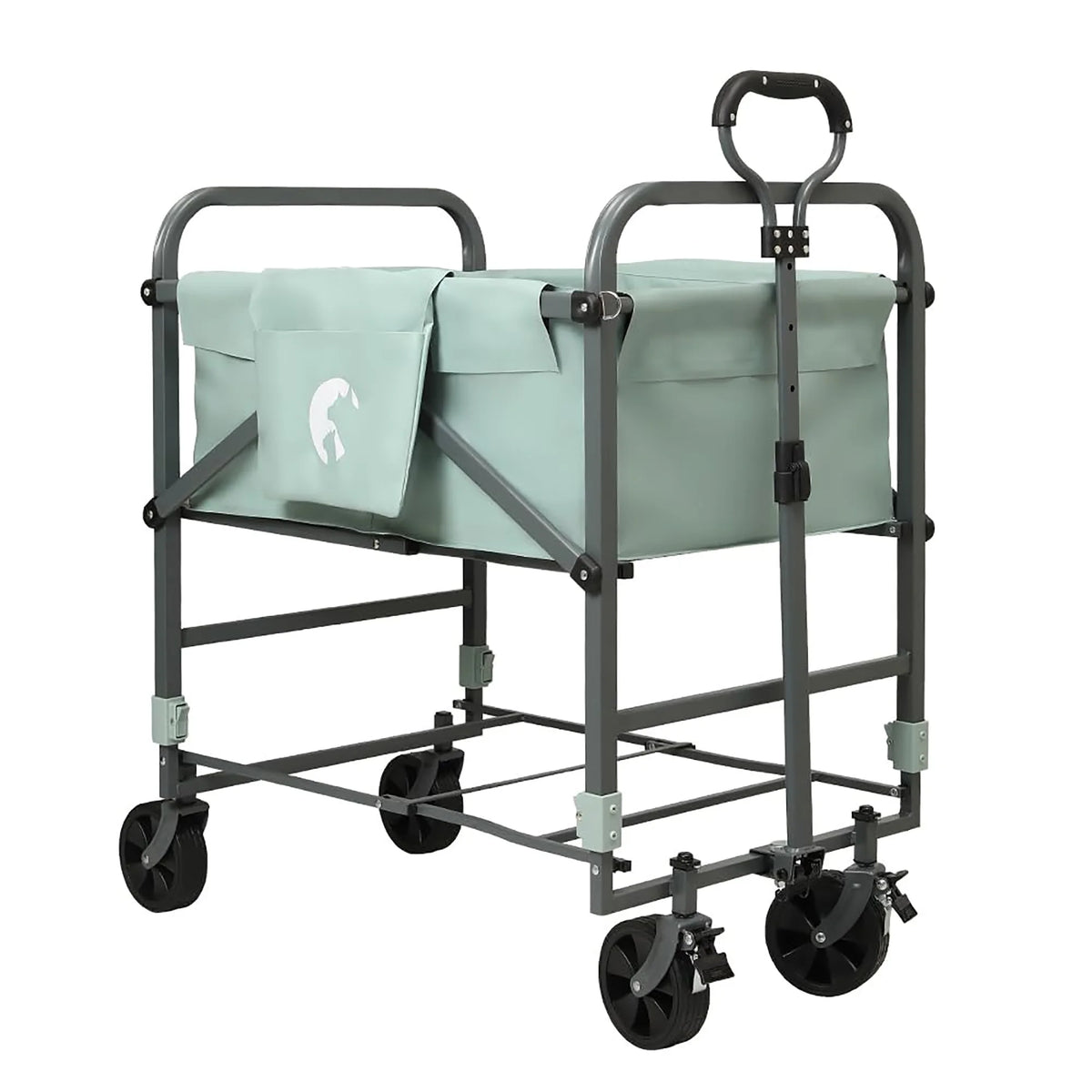 Folding Dog Bath Tub For Small Medium Dogs, Portable Grooming Wash Station, Adjustable Height, Lockable Rolling Cart, Home Patio