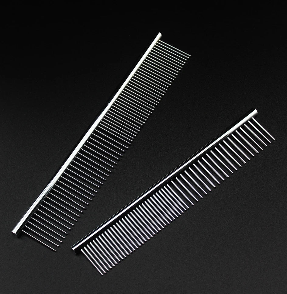 Stainless Steel Pet Grooming Comb For Dogs And Cats
