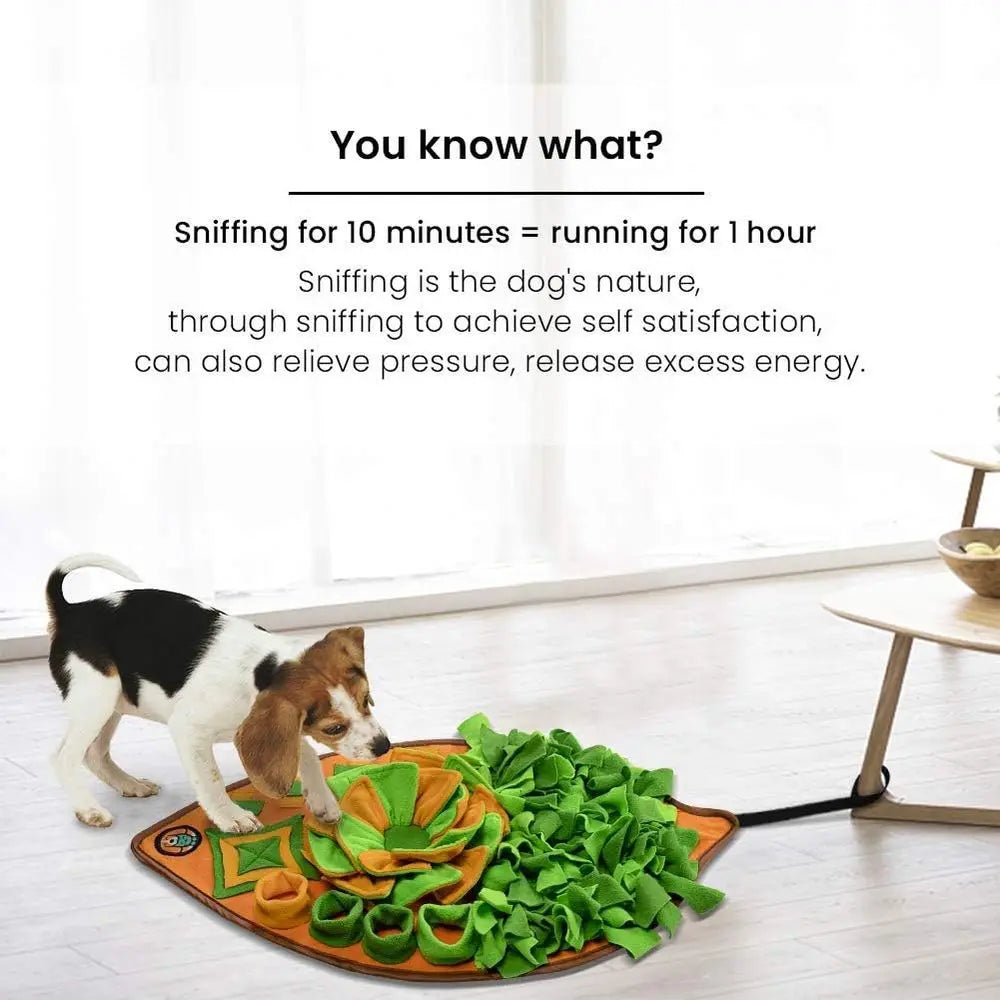 Interactive Dog Snuffle Mat For Natural Foraging And Training