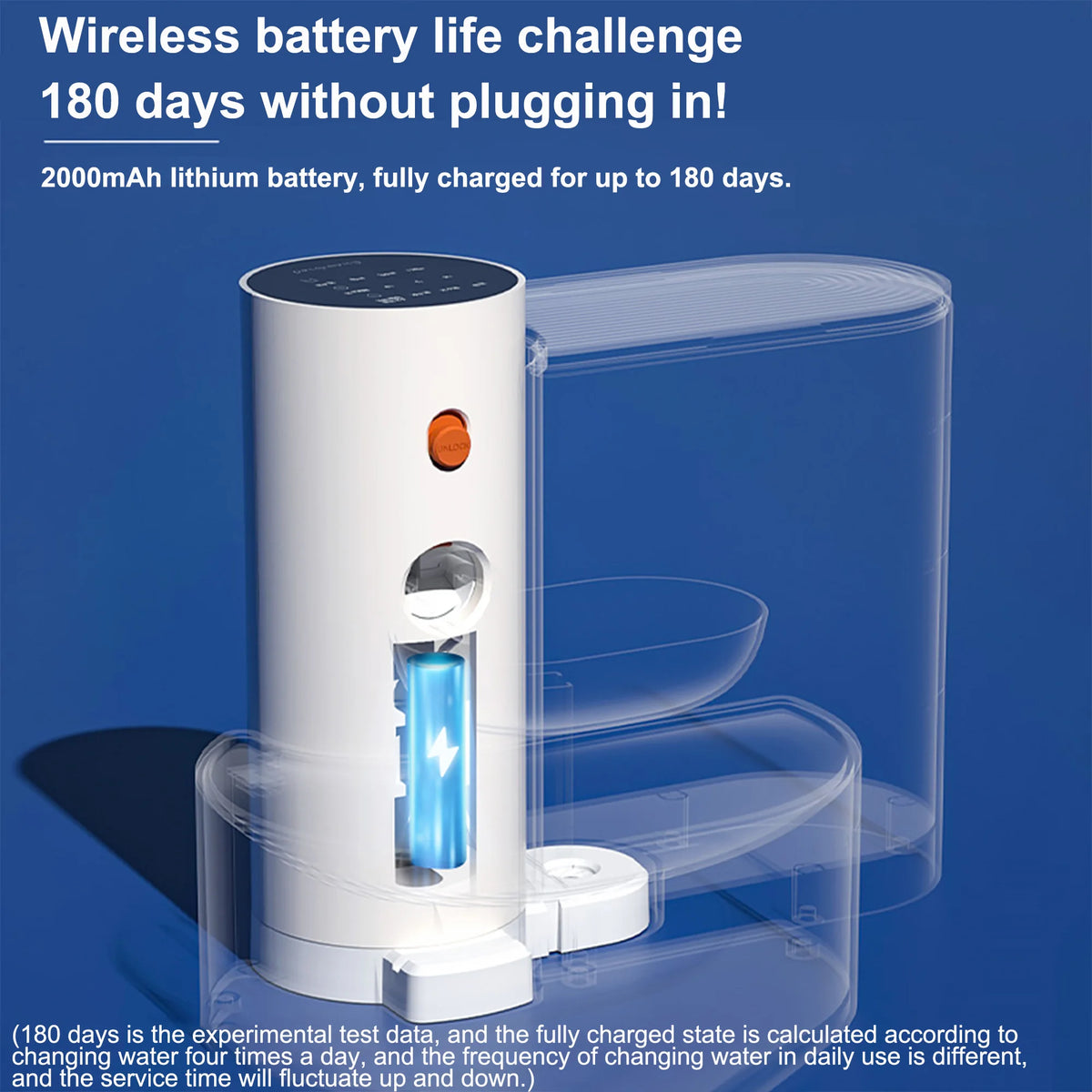 Automatic Stainless Steel Wireless Pet Water Dispenser
