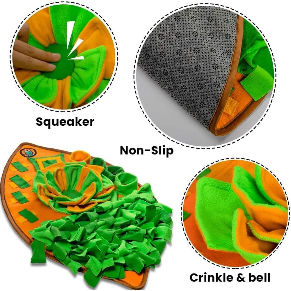 Interactive Dog Snuffle Mat For Natural Foraging And Training