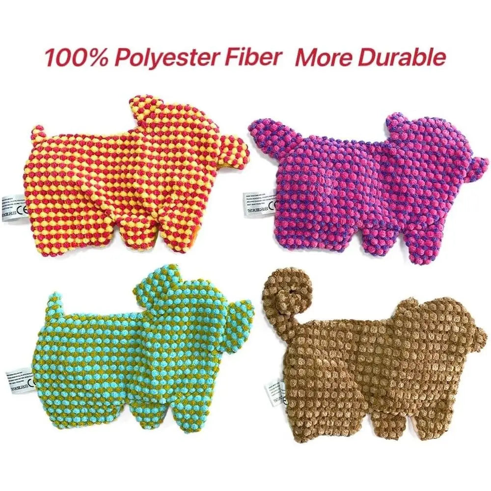 No Stuffing Squeaky Crinkle Dog Toys For Puppies