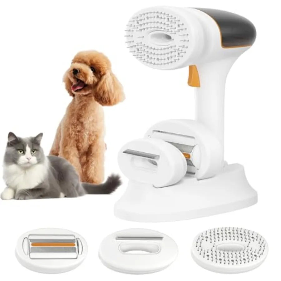 Professional Dog Grooming Vacuum With Stainless Steel Brush