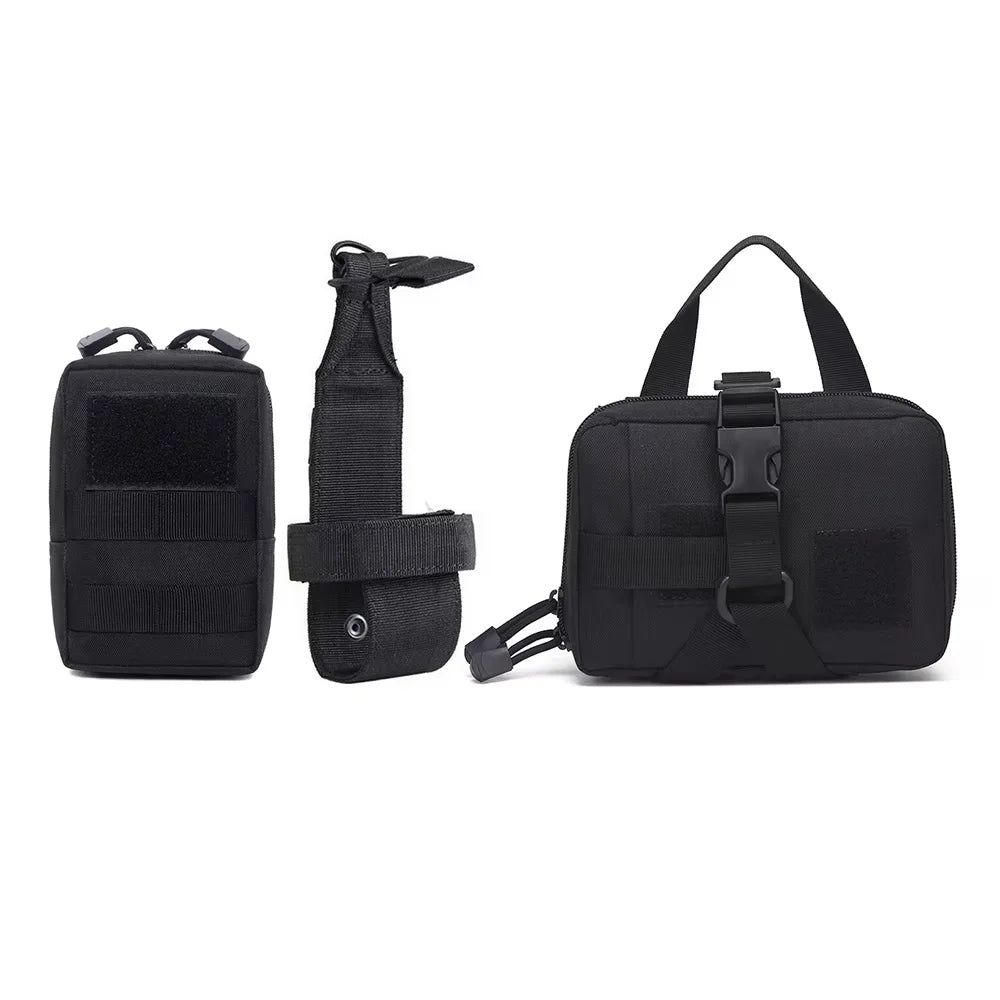 Dog Tactical Molle Pouches Set For Harness Attachments