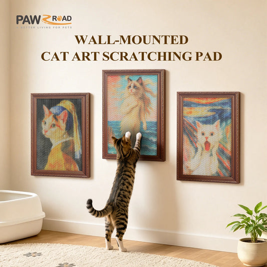 Pawz Road 3 Pack Wall Cardboard Cat Scratcher
