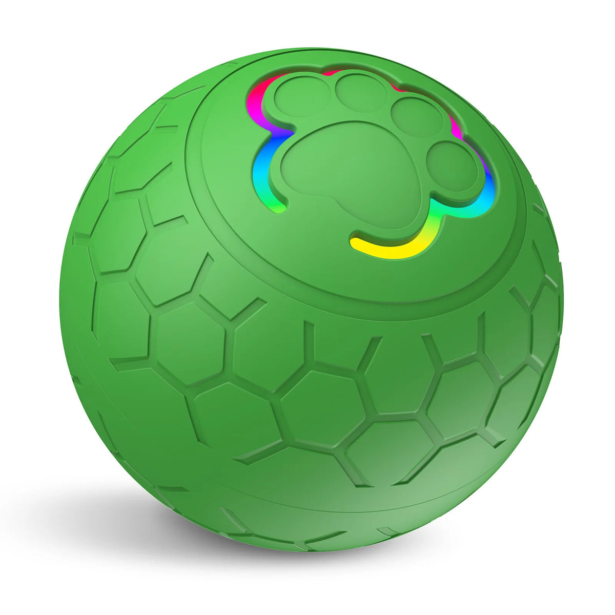 Automatic Bouncing Electronic Dog Toy Ball With Interactive Lights