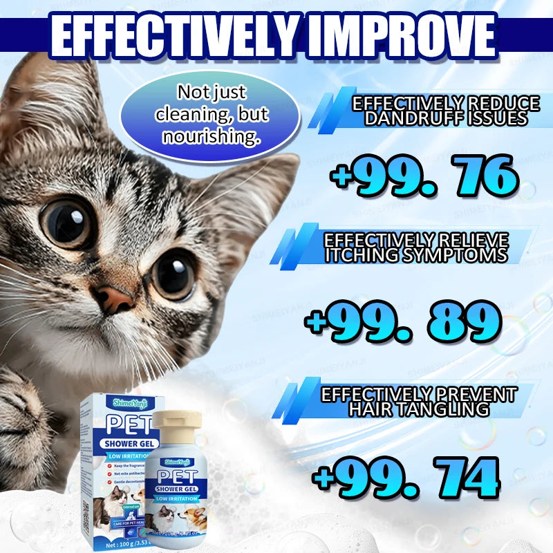 Waterless Dry Shampoo Foam For Cats And Dogs