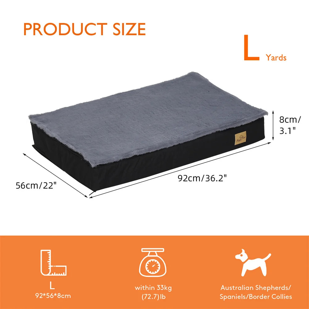 BORWART Orthopaedic Waterproof Dog Bed With Removable Cover