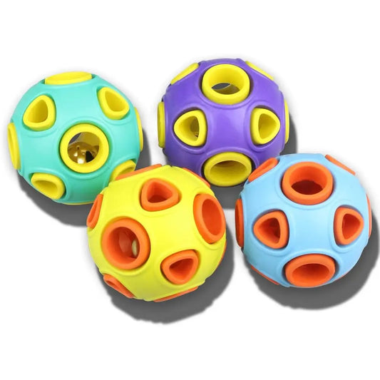 Interactive Jingle Sound Rubber Balls For Puppies And Small Dogs