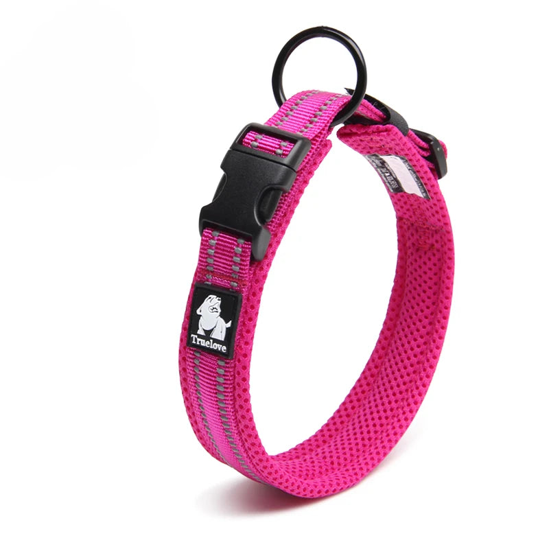 Winhyepet Padded Nylon Dog Collar With Secure Breakaway Buckle