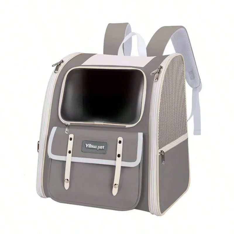 Large Capacity Foldable Cat Backpack Carrier, Ideal For Small Animals & Puppies, Airline Approved, For Travel, Hiking, Vet Transport & Outdoor Use Fully Ventilated Design For Ultimate Comfort On-The-Go