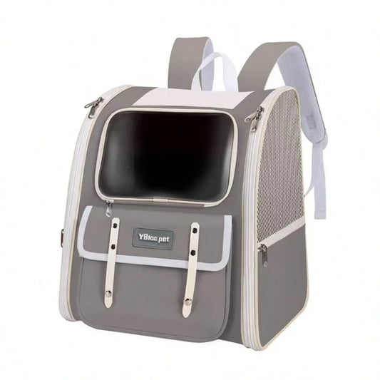 Large Capacity Foldable Cat Backpack Carrier, Ideal For Small Animals & Puppies, Airline Approved, For Travel, Hiking, Vet Transport & Outdoor Use Fully Ventilated Design For Ultimate Comfort On-The-Go