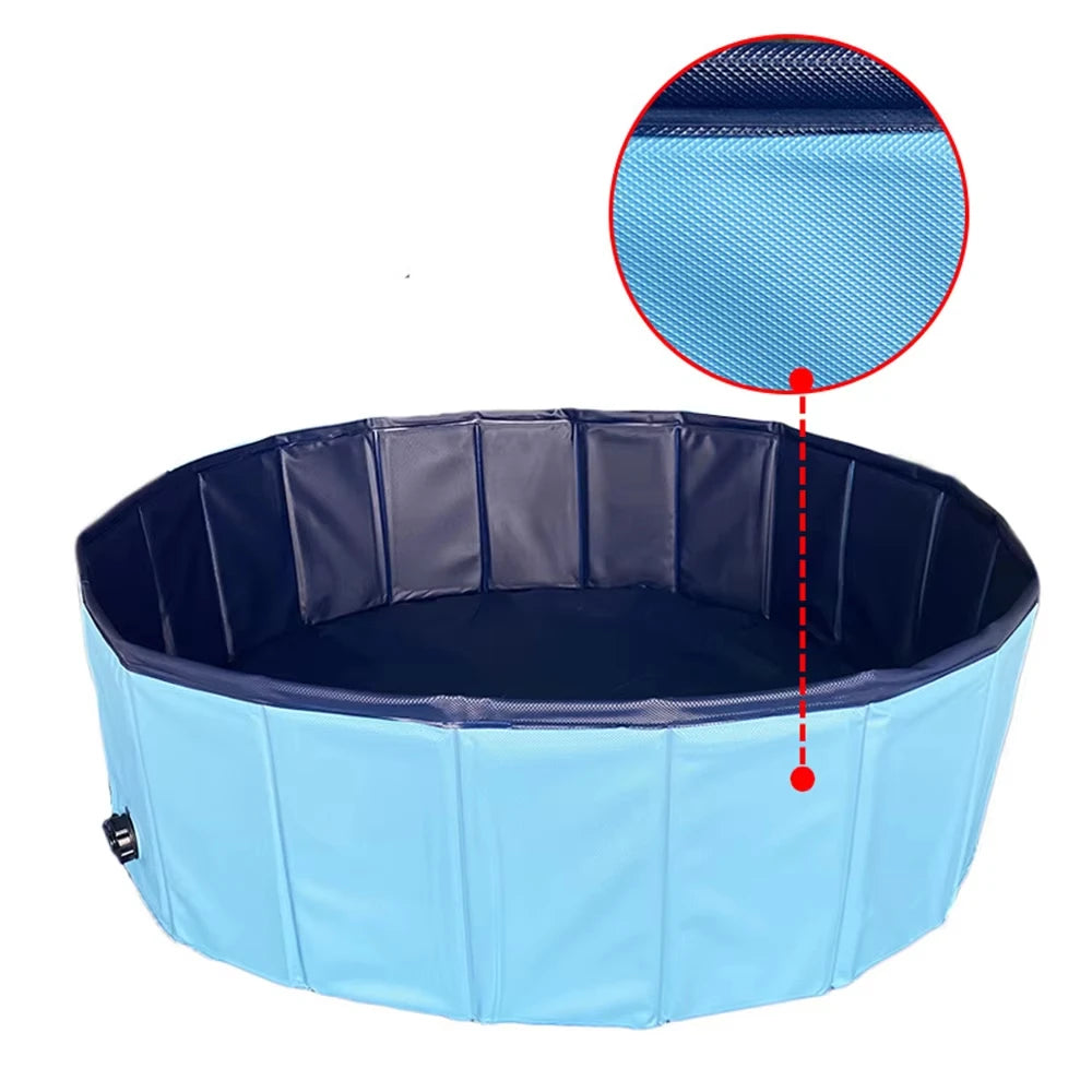 Foldable Portable Dog Pool For Bathing And Grooming