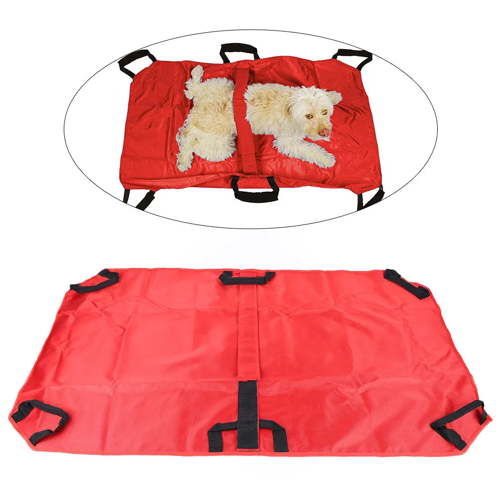 Waterproof Pet Transport Stretcher With Foldable 6 Handles