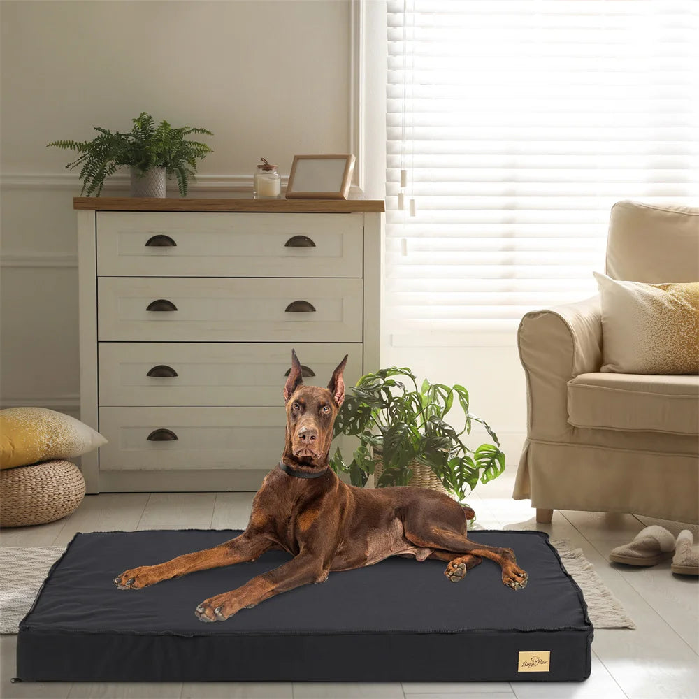 BORWART Orthopaedic Waterproof Dog Bed With Removable Cover