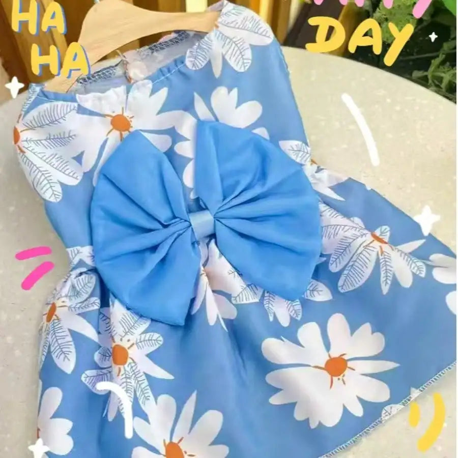 Floral And Fruit Pattern Pet Dress For Cats And Dogs