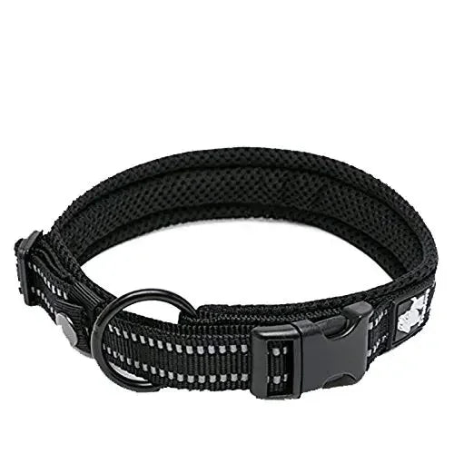 TrueLove Adjustable Nylon Padded Reflective Pet Collar