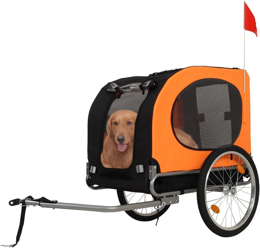TWISTER.CK Dog Bike Trailer with Quick Release Wheels