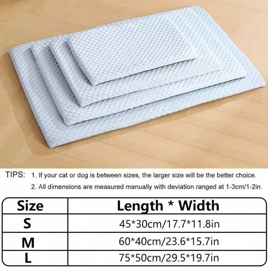 Cooling Sponge Cat Bed With Thick Padding And Washable Design