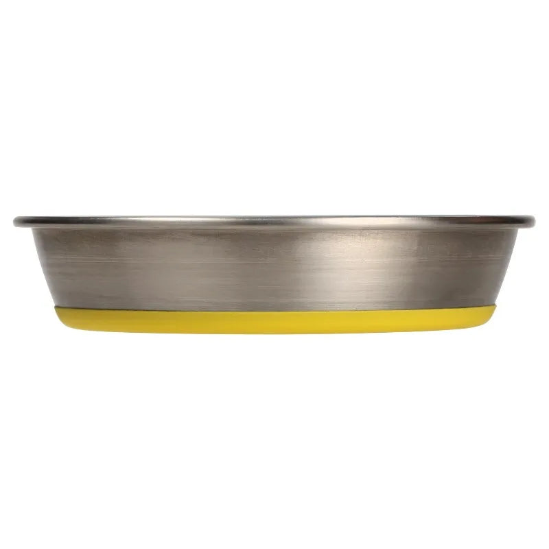 Silicone and Stainless Steel Lick Mat Cat Saucer