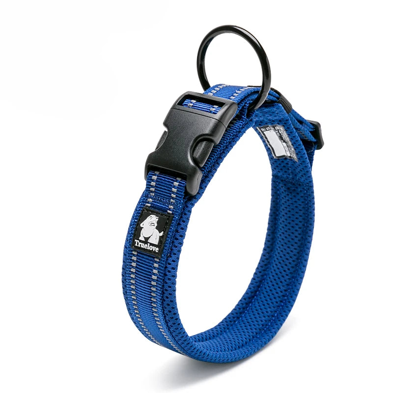 Winhyepet Padded Nylon Dog Collar With Secure Breakaway Buckle