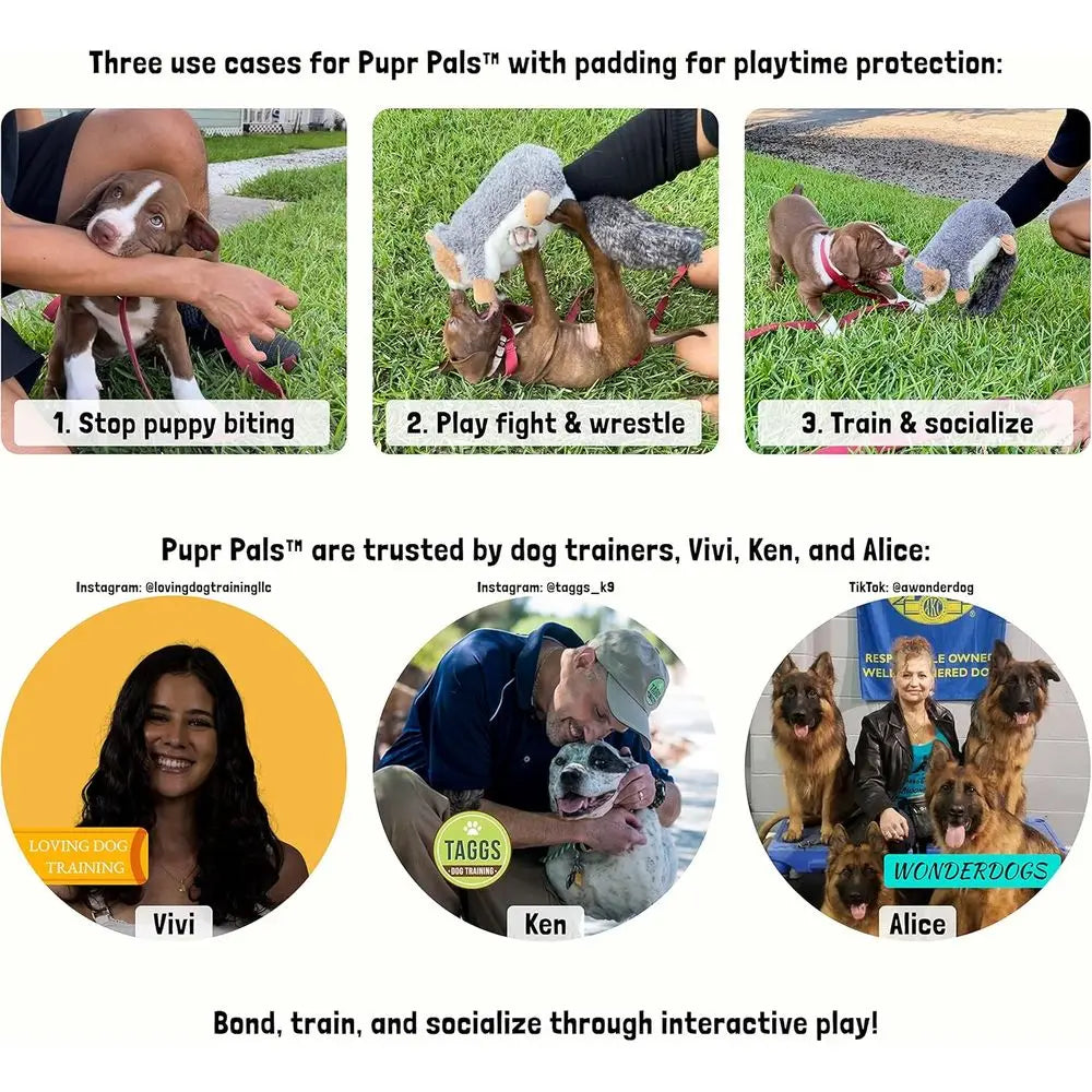 Pup Pals Dog Puppet Toy For Interactive Play And Training