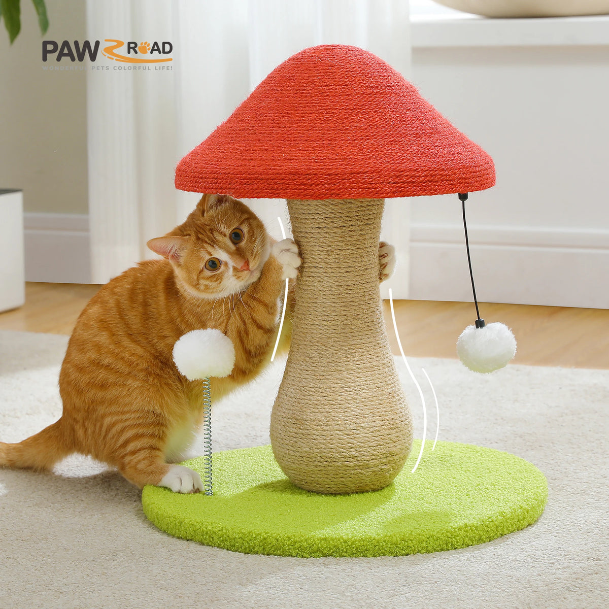 PAWZ Road Mushroom Cat Scratching Post