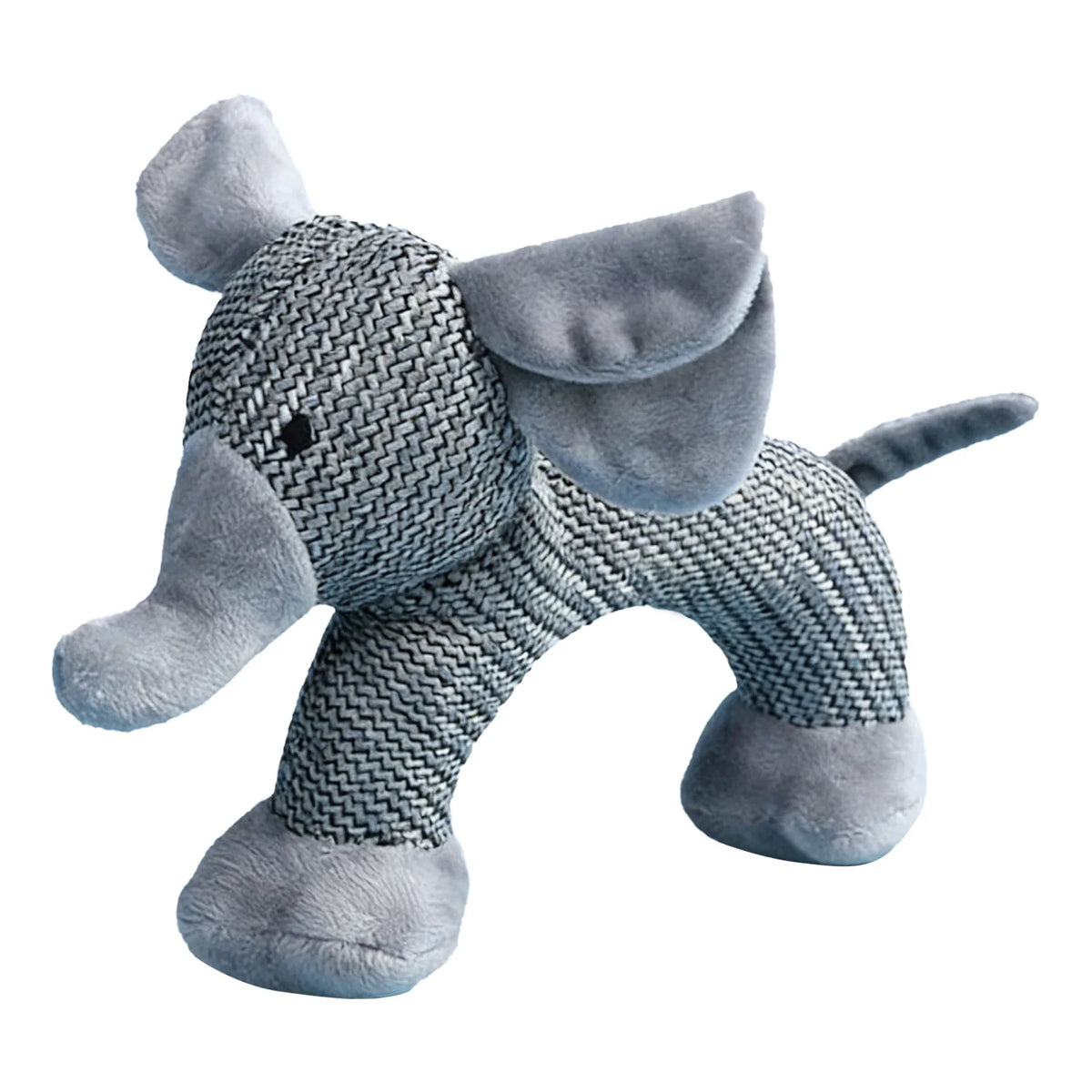 Interactive Squeak Puppy Plush Linen Dog Toy
