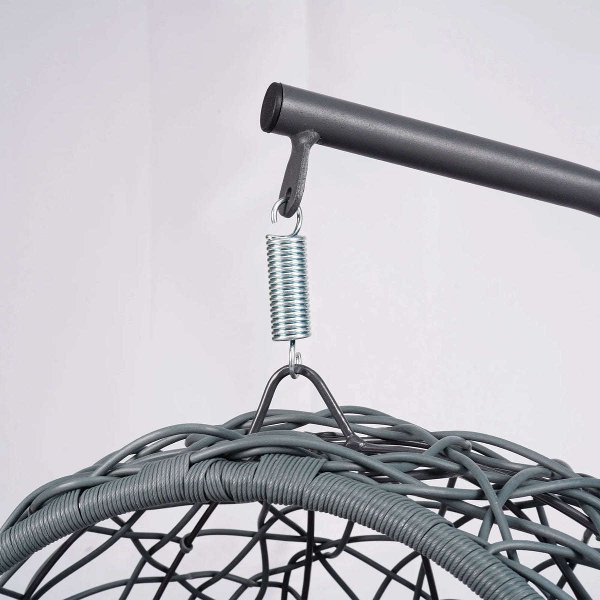 Rattan Cat Swing Bed With Hammock Stand And Cushion