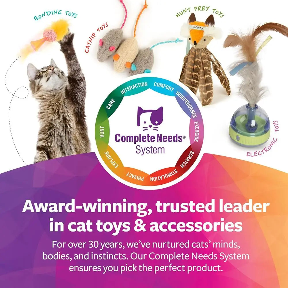 Chickadee Chirp Eic Sound Cat Toy, Contains Catnip, Battery Powered - Light Brown, One Size