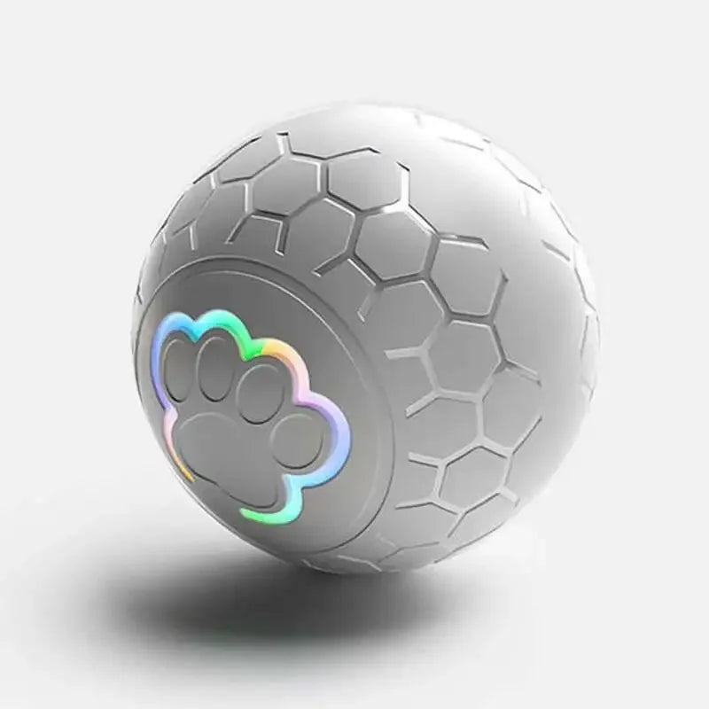 Automatic Bouncing Electronic Dog Toy Ball With Interactive Lights