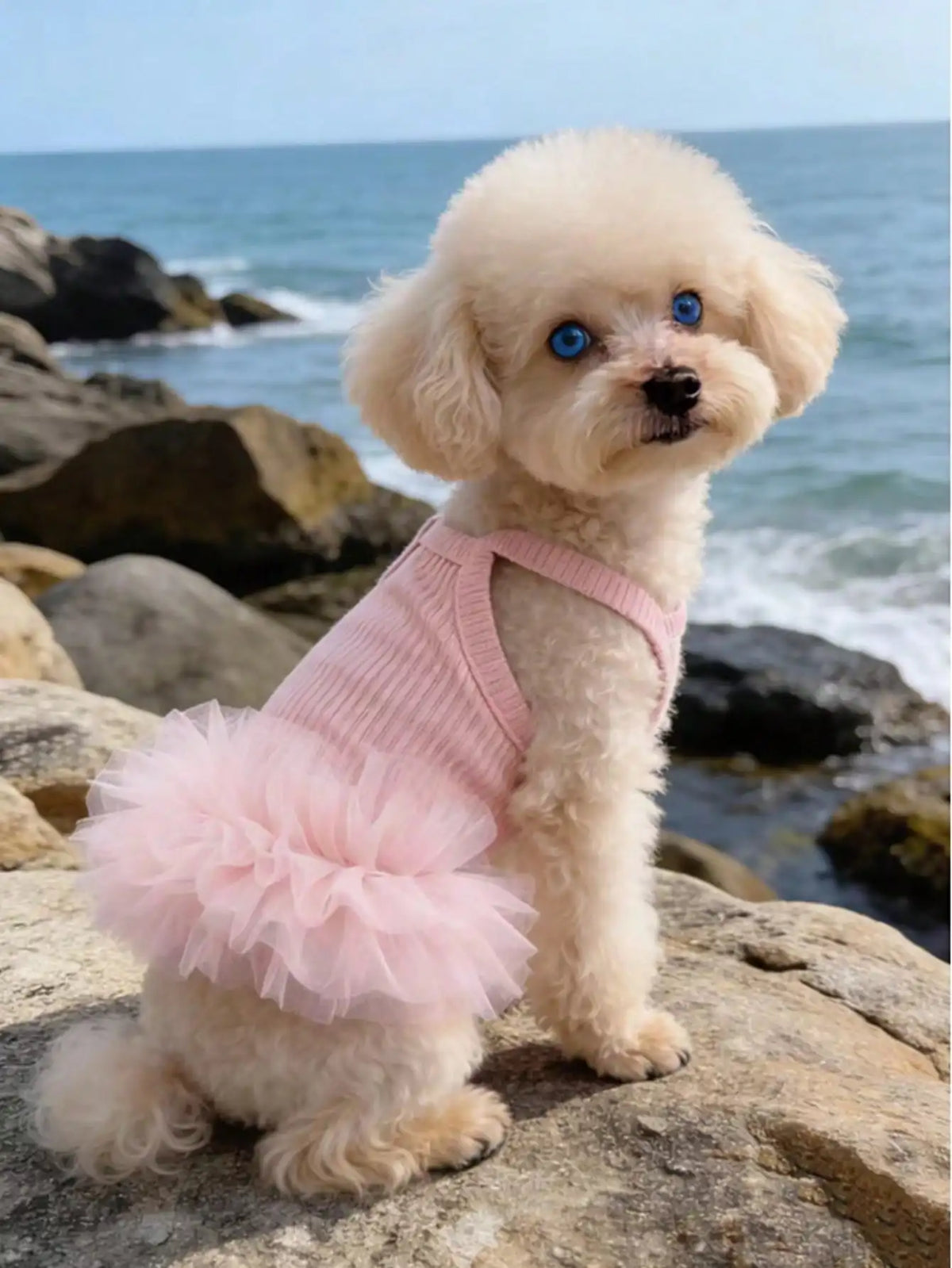 Elegant Ballet Tulle Dress for Small Dogs and Cats