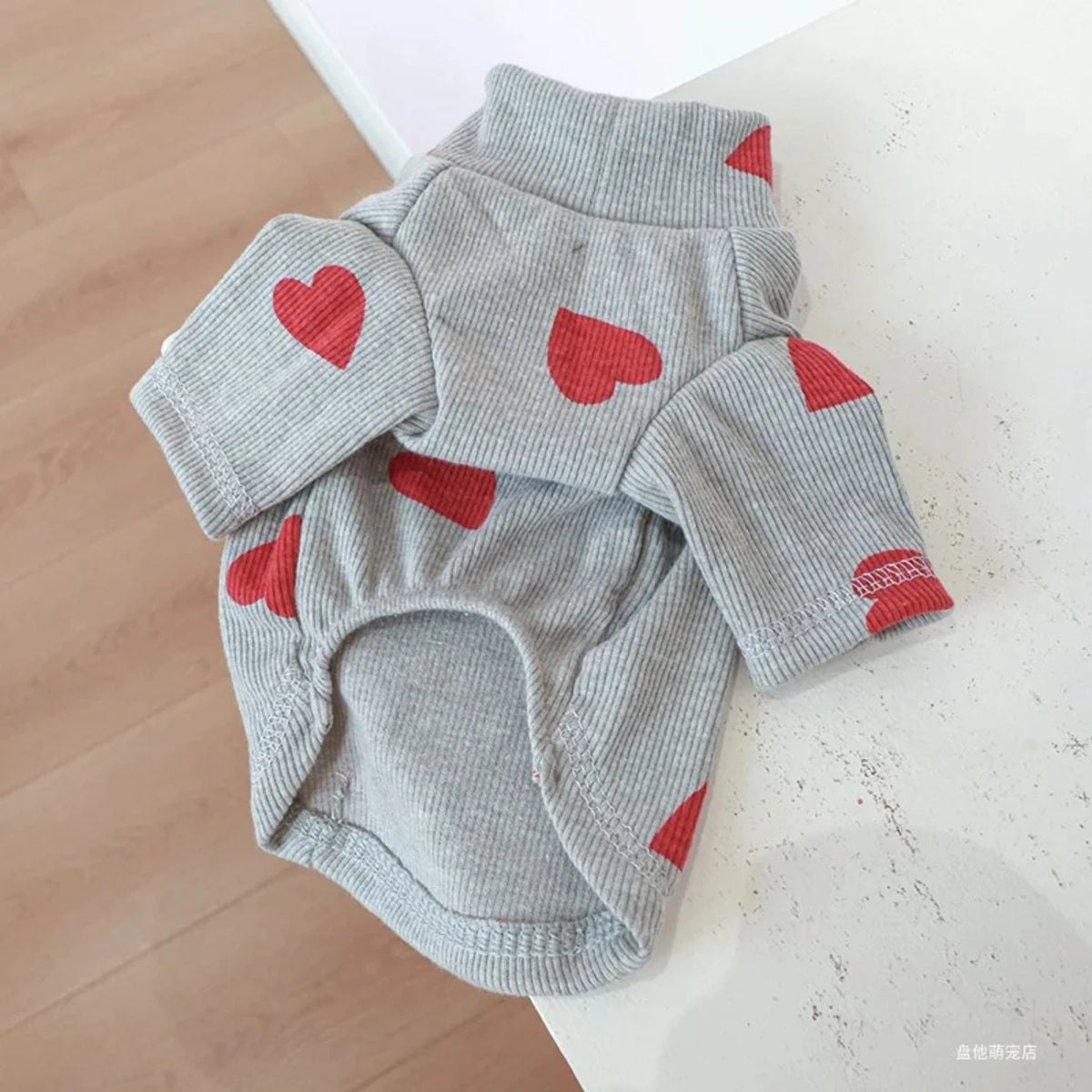 Adorable Love Printed Shirt For Small Dogs And Cats