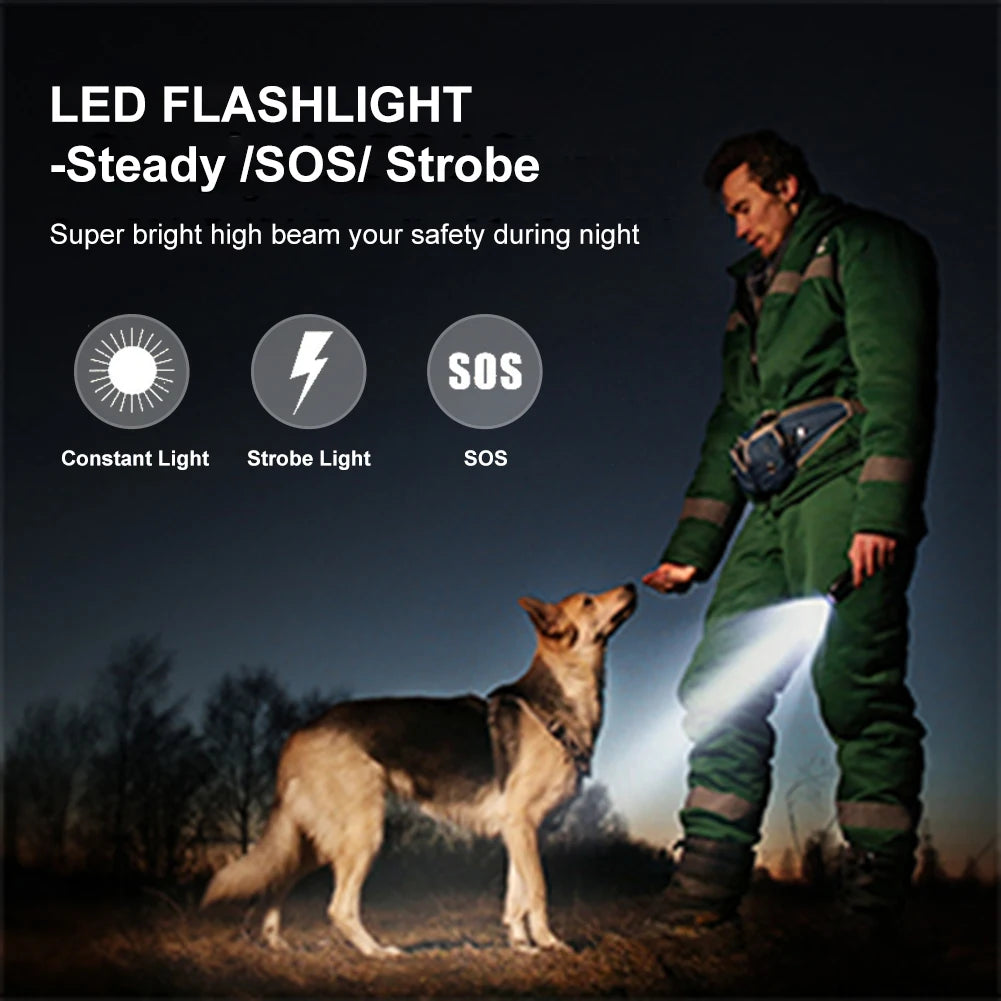 VAKIND Ultrasonic Dog Training Device With LED Flashlight
