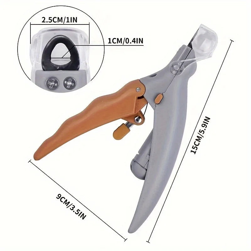 LED Stainless Steel Dog And Cat Nail Clipper Scissors