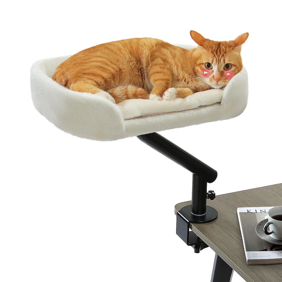 PAWZ Road Cat Desk Bed 360-Degree Rotatable Stand
