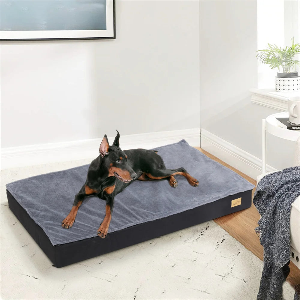 BORWART Orthopaedic Waterproof Dog Bed With Removable Cover