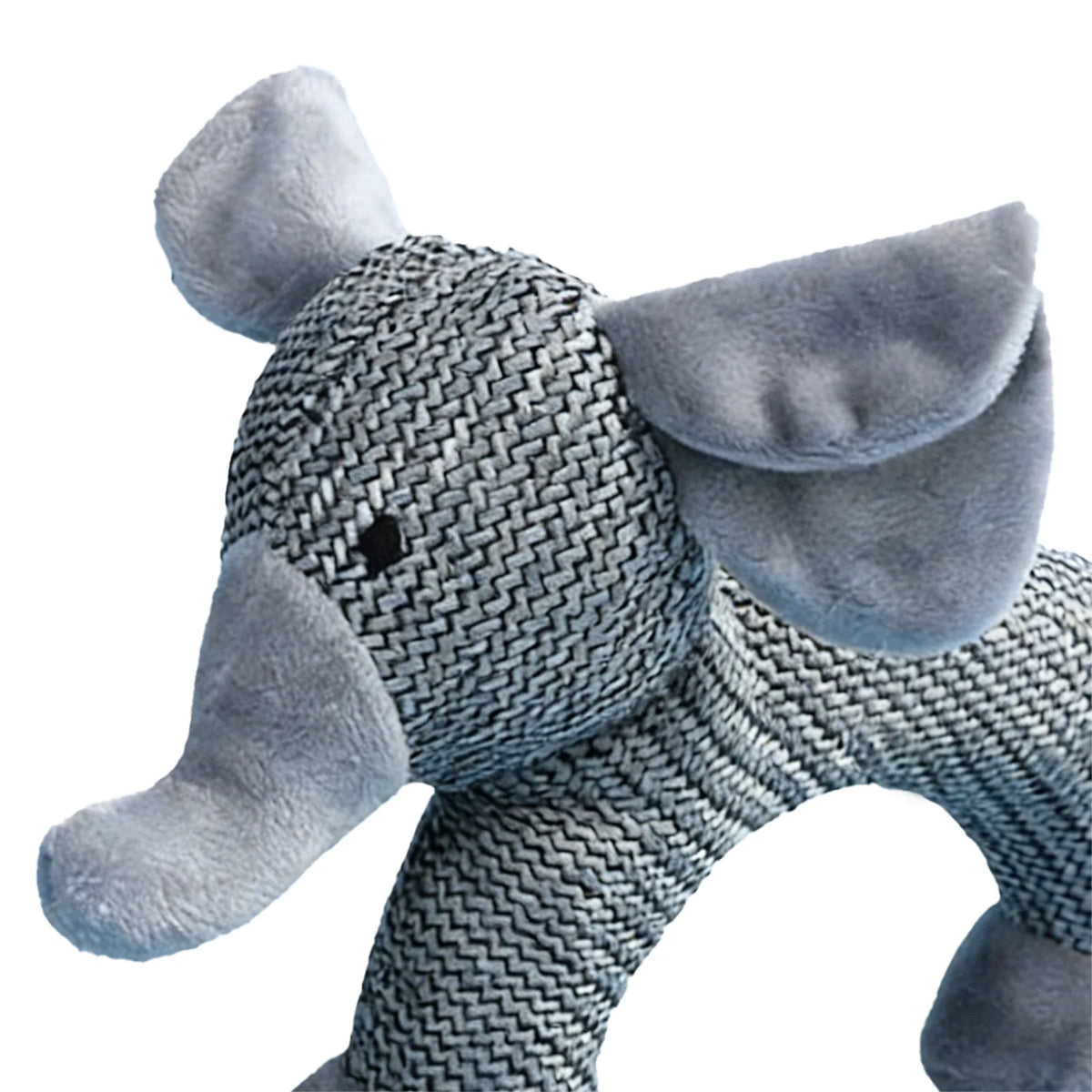 Interactive Squeak Puppy Plush Linen Dog Toy
