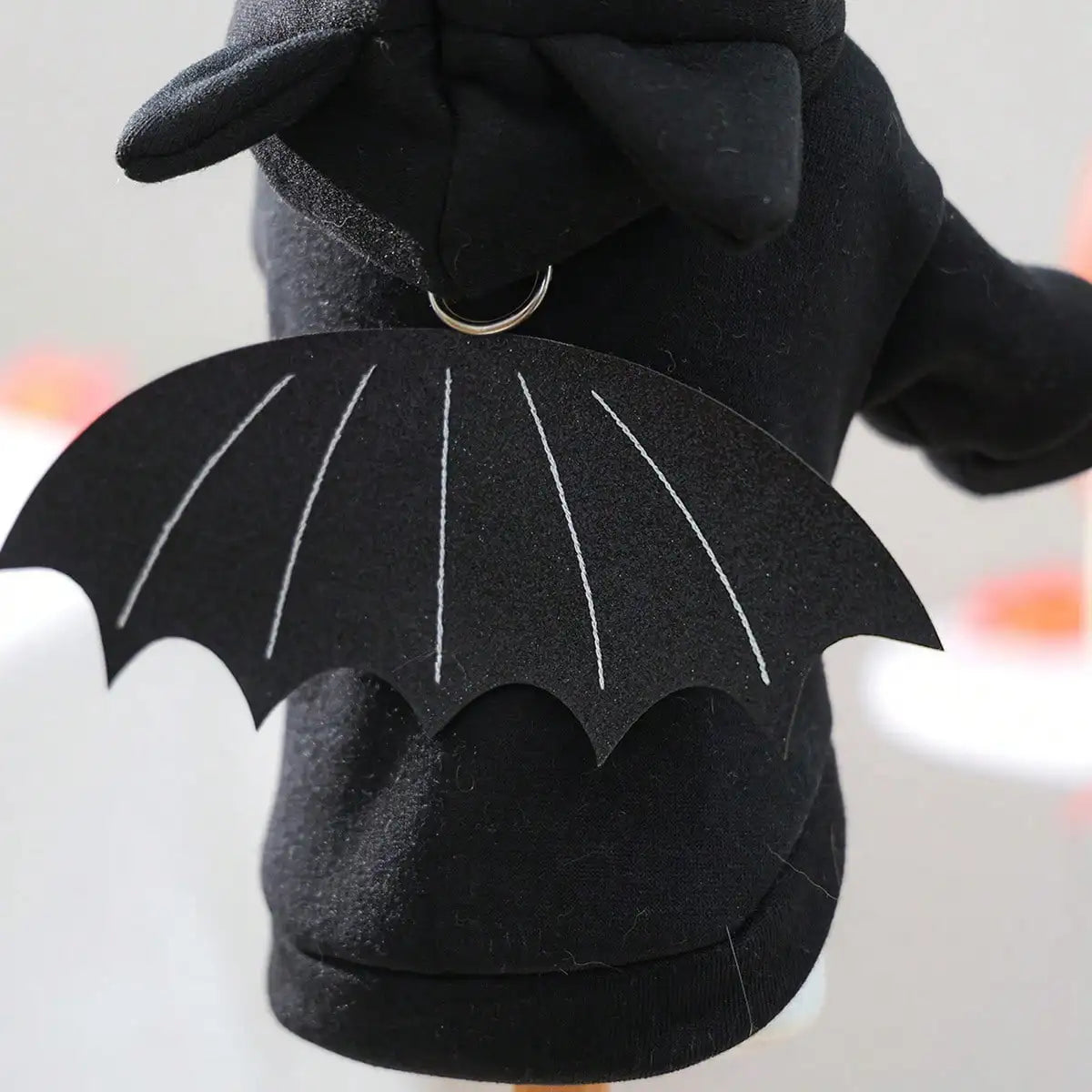 Dog Halloween Costume Funny 3D Bat Wings Dog Hoodie Holiday Apparel For Festival Party Events