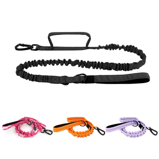 Military Dog Leash With Adjustable Quick Release And Dual Handles