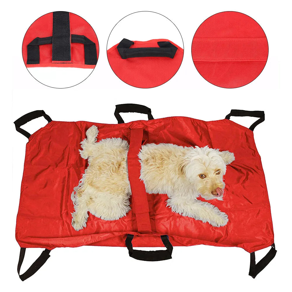 Waterproof Pet Transport Stretcher With Foldable 6 Handles