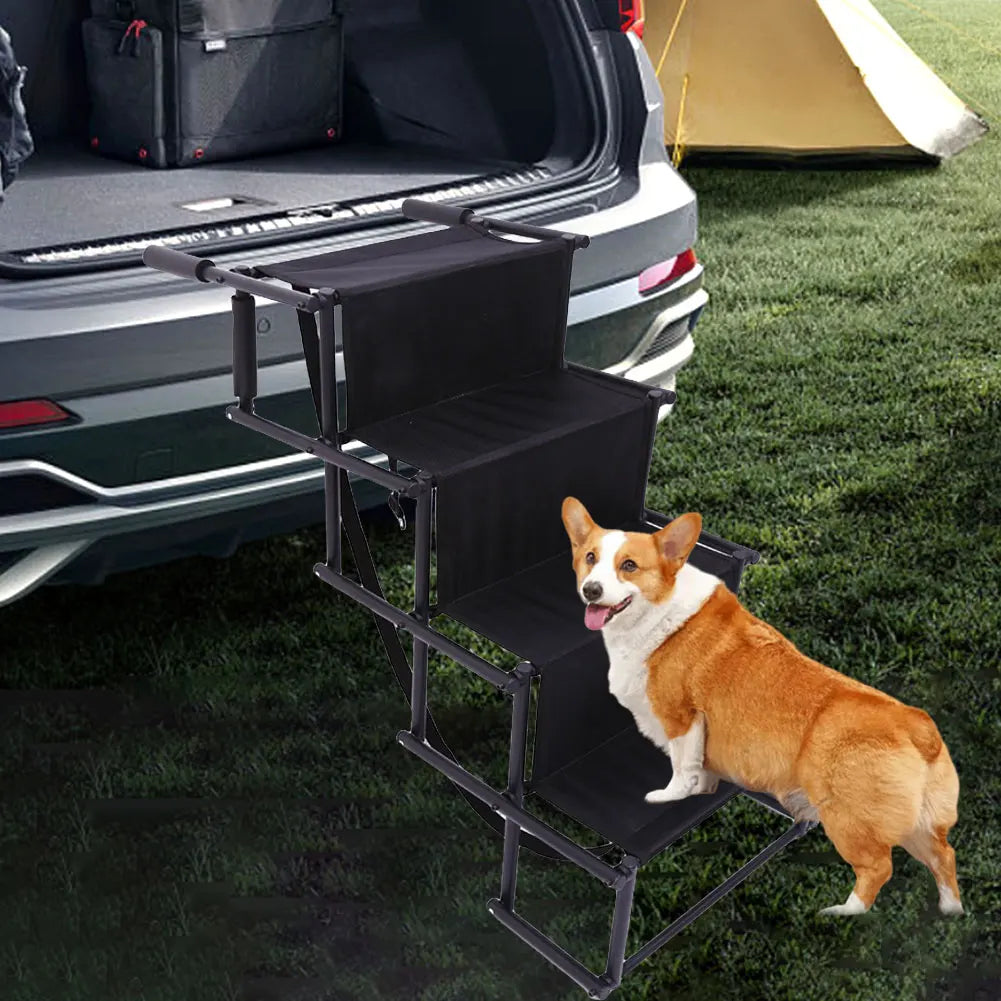 Lightweight Portable 4 Step Folding Pet Ramp