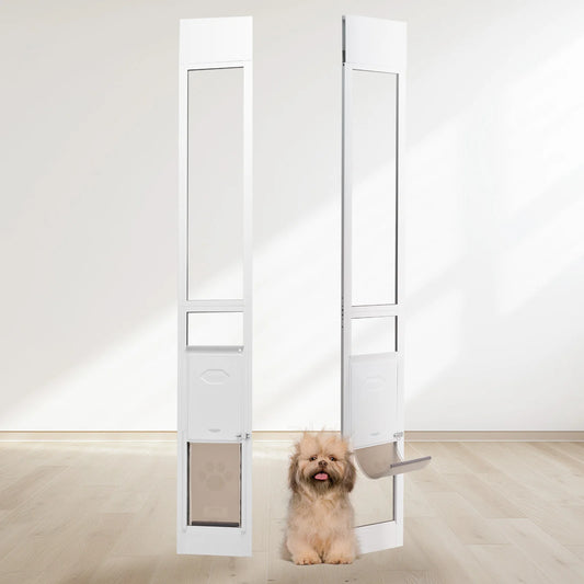 SucceBuy Dog Door For Sliding Glass Doors
