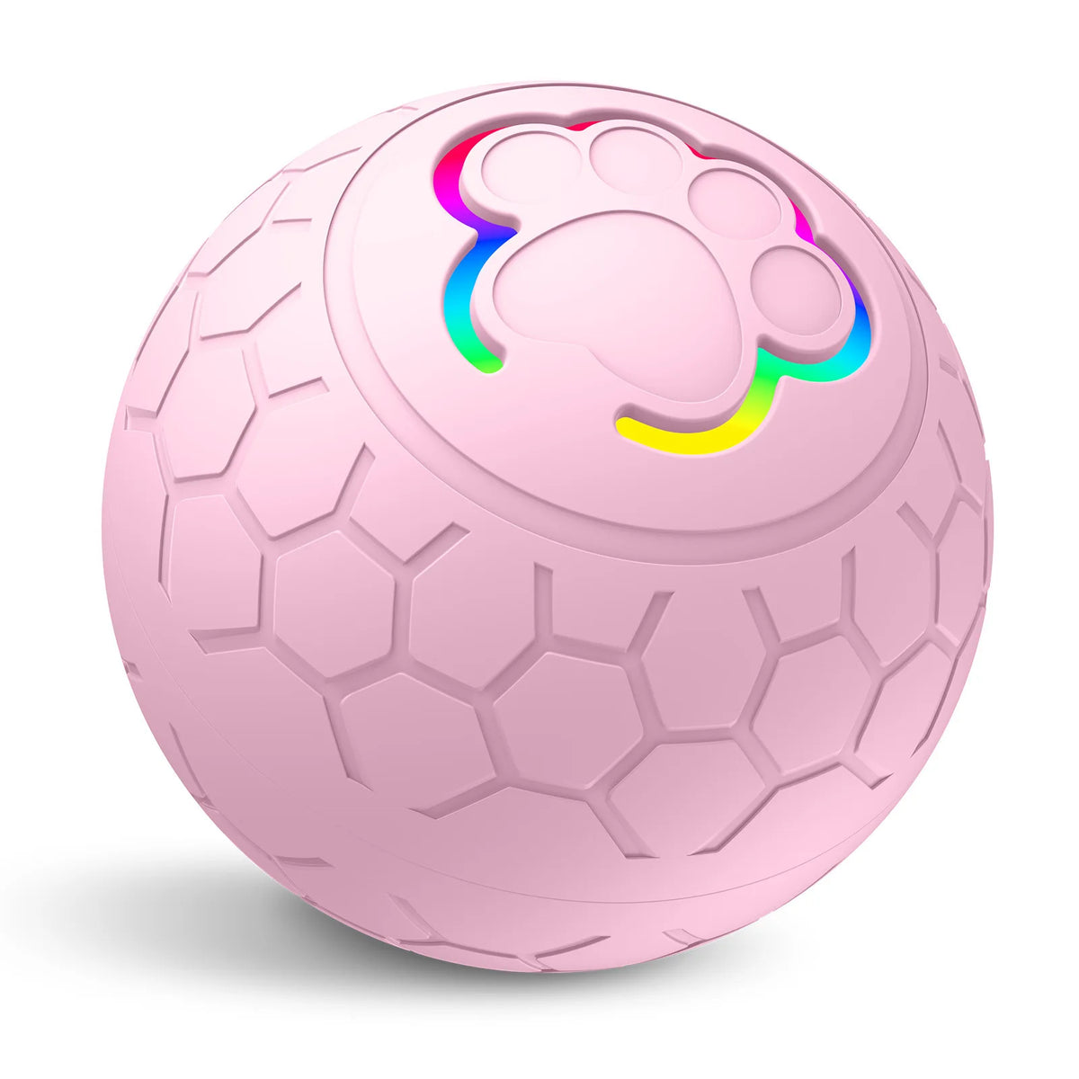 Automatic Bouncing Electronic Dog Toy Ball With Interactive Lights