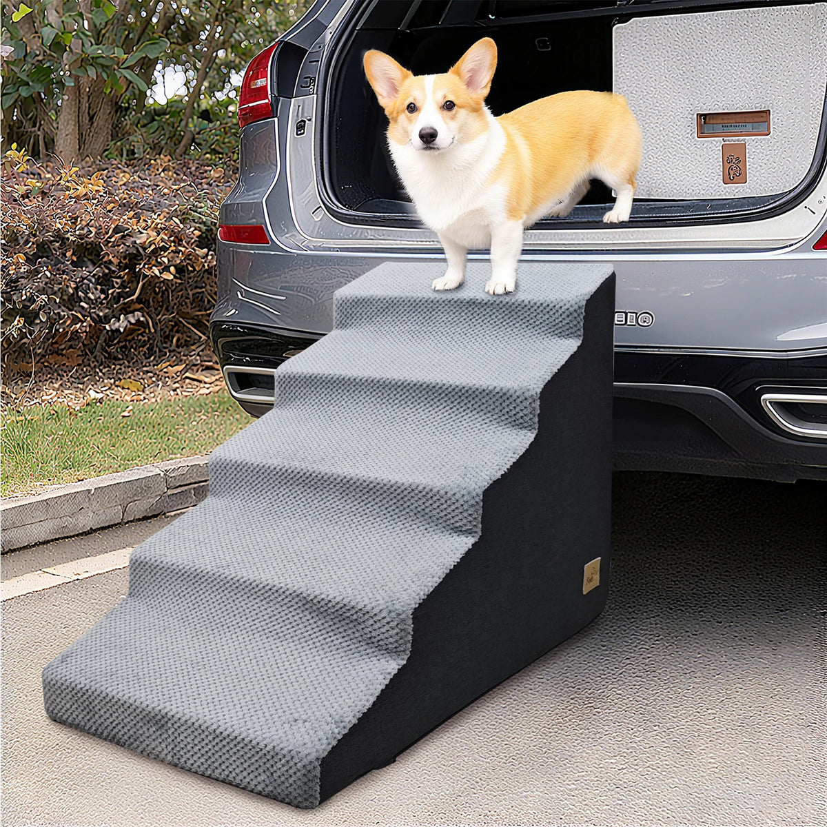 Dog Steps 3 To 5 Stairs Ramp With Non Slip